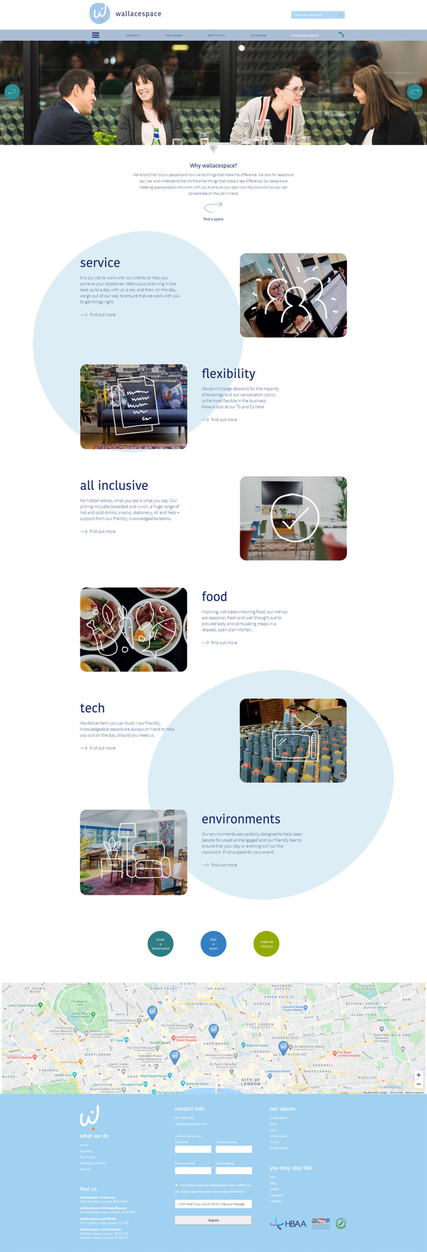 Wallacespace website